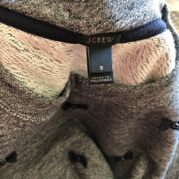 J.Crew Sweatshirt Tee with Bow Embellishments - Picture 3 of 7